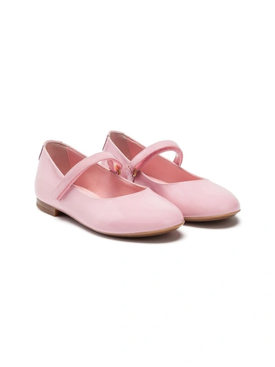Dolce & Gabbana Kids' Mary Jane Ballerina Shoes In Pink