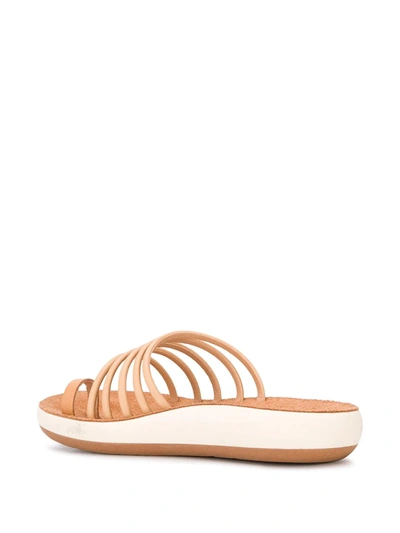 Shop Ancient Greek Sandals Hypatia Strappy Sandals In Neutrals