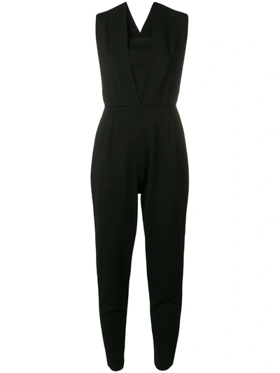 Shop Stella Mccartney Cutout-back Jumpsuit In Black