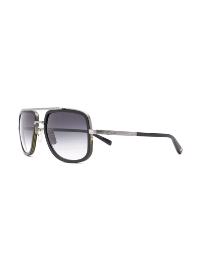 Shop Dita Eyewear Pilot-frame Sunglasses In Black