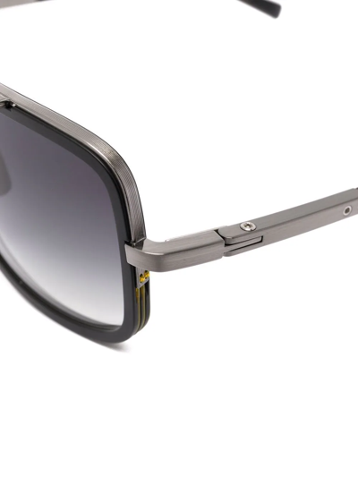 Shop Dita Eyewear Pilot-frame Sunglasses In Black