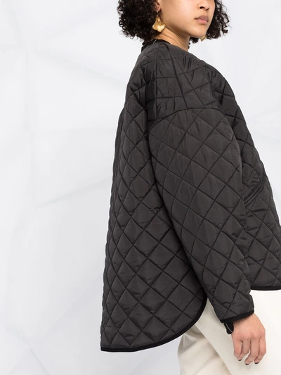 Totême Toteme Quilted Short Jacket In Black