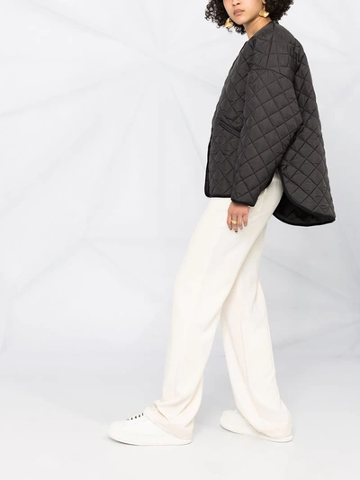 Totême Toteme Quilted Short Jacket In Black