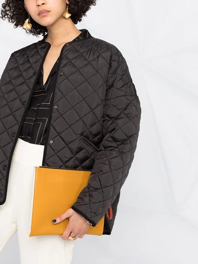 Shop Totême Drop-shoulder Quilted Jacket In Black