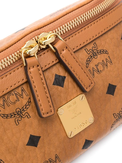 Shop Mcm Small Fursten Belt Bag In Brown