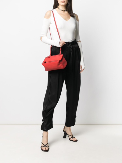 Shop Givenchy Pandora Crossbody Bag In Red