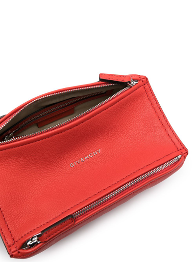 Shop Givenchy Pandora Crossbody Bag In Red