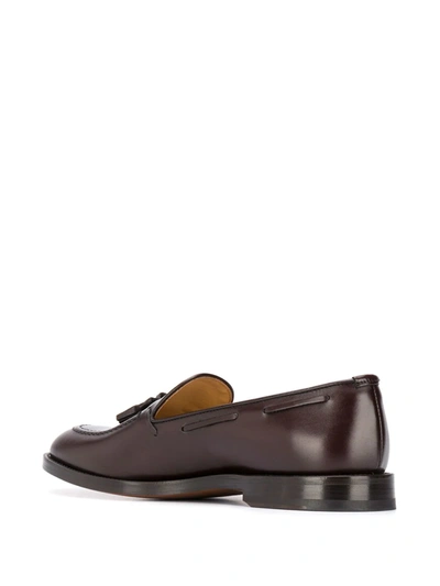 Shop Scarosso William Tassel Loafers In Brown