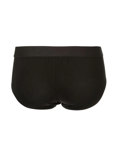 Dolce & Gabbana Brando Briefs In Two-way Stretch Cotton Jersey In Black