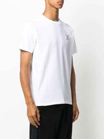 Shop Kenzo Logo-print Cotton T-shirt In White