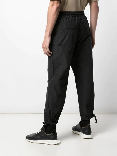 Shop Song For The Mute Tie Detail Track Pants In Black