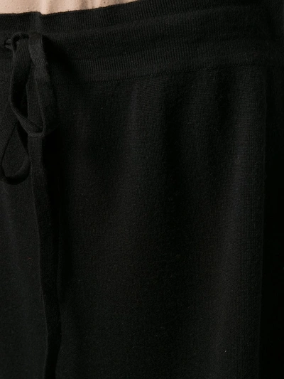 Shop Pringle Of Scotland Drawstring Midi Skirt In Black