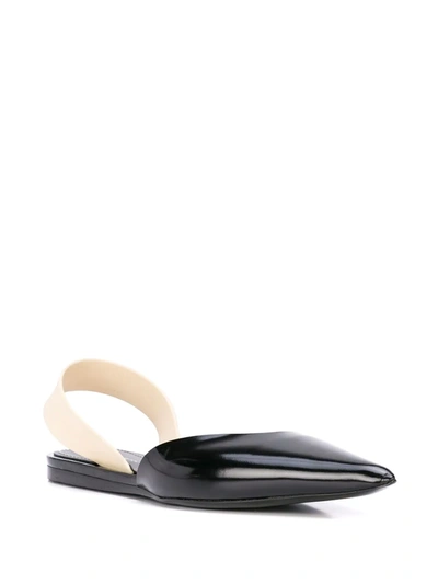 Shop Proenza Schouler Pointed Slingback Pumps In Black