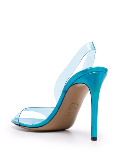 Shop Alexandre Vauthier Open-toe High-heel Sandals In Blue