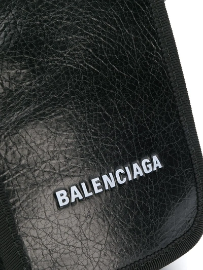BALENCIAGA EXPLORER CROSSBODY POUCH - 黑色