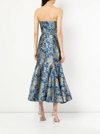 Bambah Bluestar Midi Dress In Blue