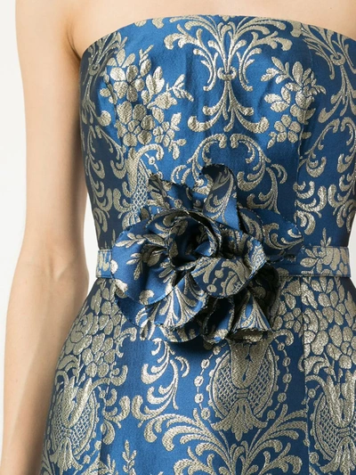 Bambah Bluestar Midi Dress In Blue
