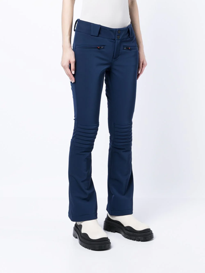 Shop Perfect Moment Aurora Flared Ski Trousers In Blau