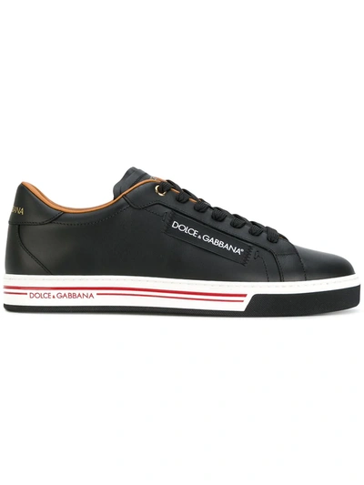 Shop Dolce & Gabbana Roma Low-top Sneakers In Black