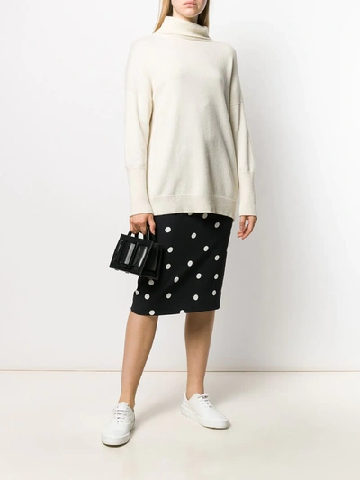 Chinti & Parker Roll Neck Cashmere Sweater In Neutrals