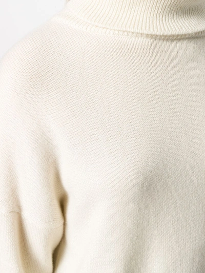 Chinti & Parker Roll Neck Cashmere Sweater In Neutrals