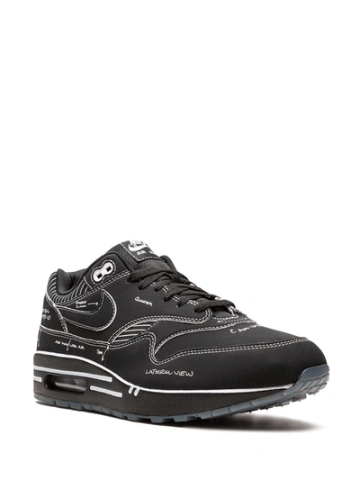 Shop Nike Air Max 1 Sneakers In Black