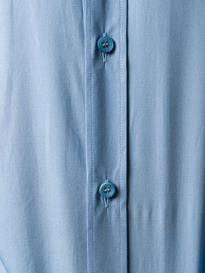 Shop Dolce & Gabbana Long-sleeve Buttoned Shirt In Blue