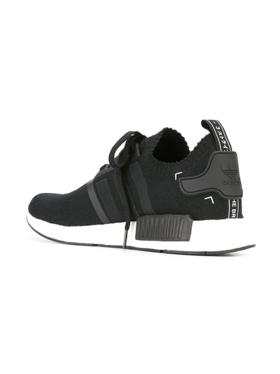 Adidas Originals Nmd R1 Mesh Trainer Sneakers, Kids In Black