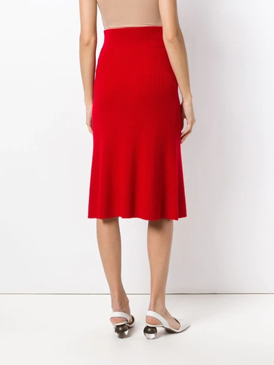 Shop Cashmere In Love Savannah Skirt In Red