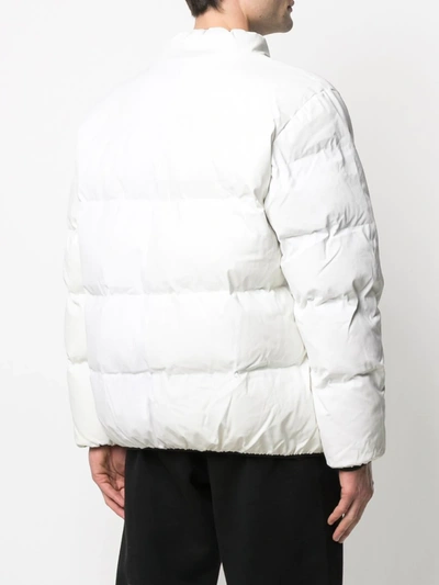 Shop Chinatown Market Chest Patch Padded Jacket In White
