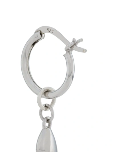 True Rocks Crab Claw Single Earring In Silver