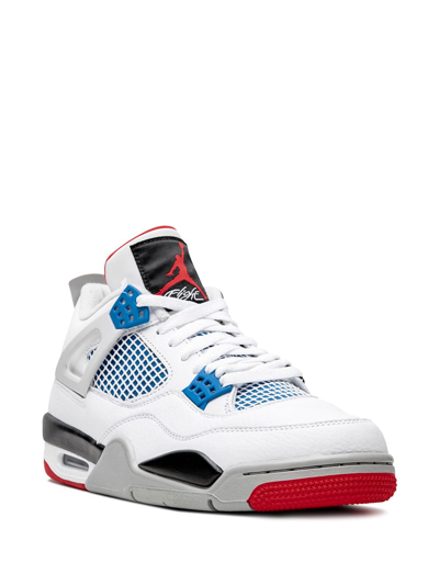 Jordan Air  4 What The In White
