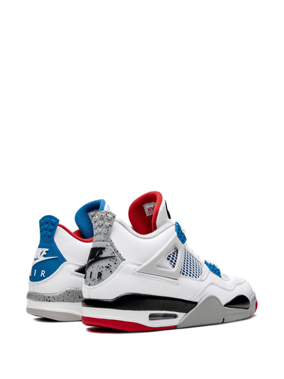 Jordan Air  4 What The In White