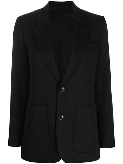 Shop Ami Alexandre Mattiussi Two Button Tailored Jacket In Black