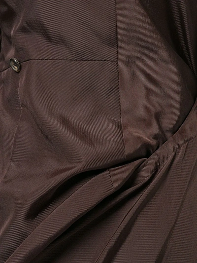 Pre-owned Comme Des Garçons Asymmetrical Dress In Brown