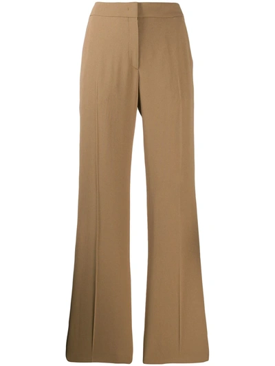 Shop N°21 Straight-leg Tailored Trousers In Neutrals