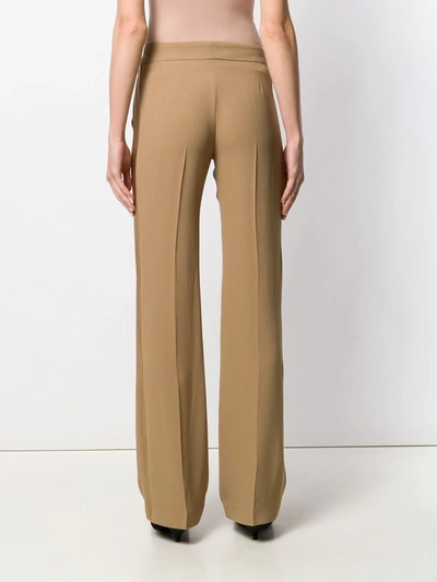 Shop N°21 Straight-leg Tailored Trousers In Neutrals