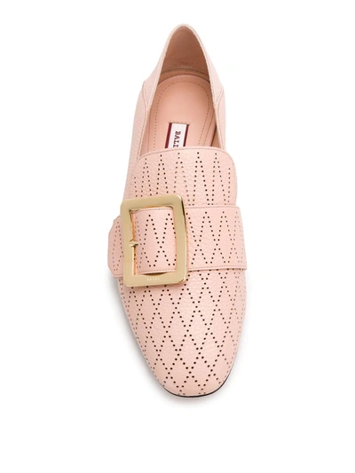 Shop Bally Janelle Loafers In Pink