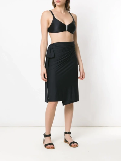 Lygia & Nanny Orixa Uv Pareo In Black