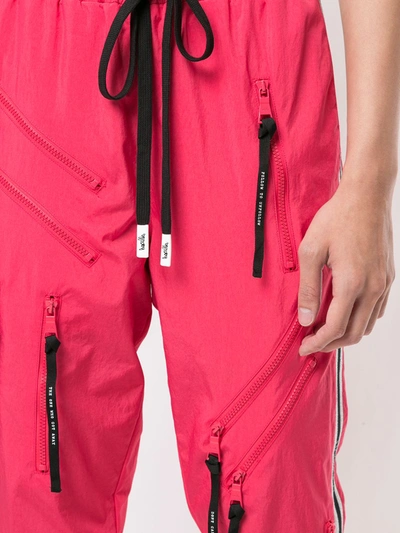 Haculla Multi-zip Track Trousers In Pink