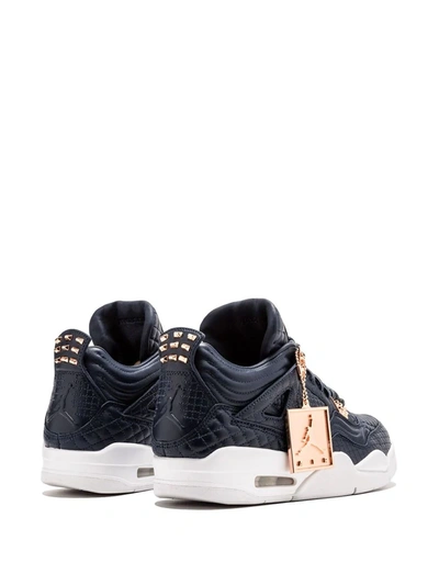 Jordan Air  4 Retro Premium Sneakers In Black