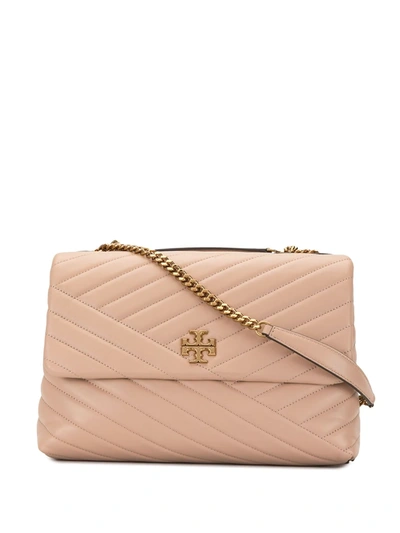 Shop Tory Burch Kira Chevron-quilted Shoulder Bag In Pink