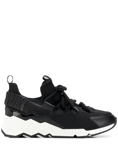 Pierre Hardy Trek Comet Lace-up Sneakers In Black