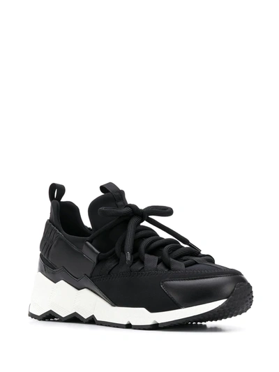 Shop Pierre Hardy Trek Comet Lace-up Sneakers In Black