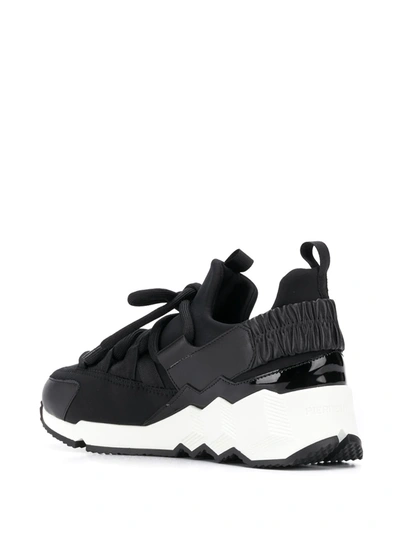 Pierre Hardy Trek Comet Lace-up Sneakers In Black