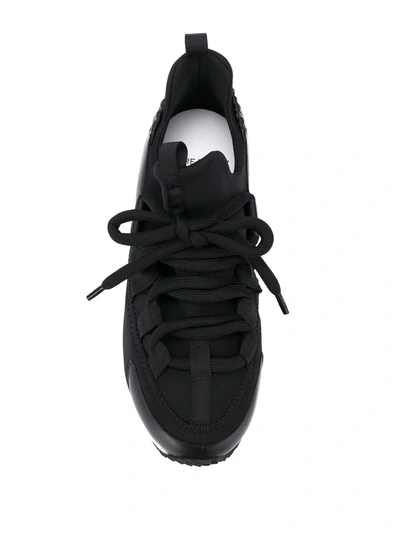 Shop Pierre Hardy Trek Comet Lace-up Sneakers In Black