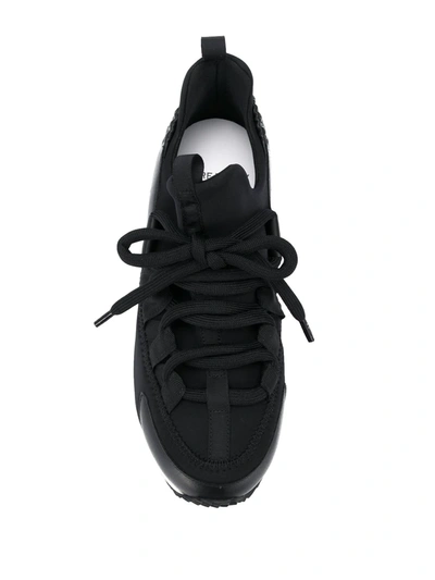 Pierre Hardy Trek Comet Lace-up Sneakers In Black