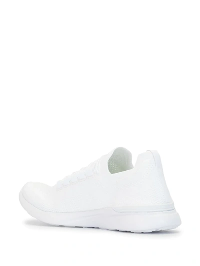 Apl Athletic Propulsion Labs Techloom Breeze Knit Running Shoe In White