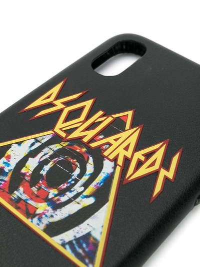 Dsquared2 Rock Logo Iphonex Case In Black