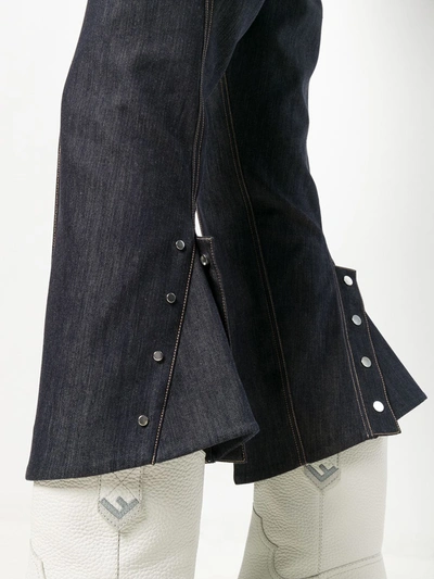 Rokh Cropped Trousers In Blue